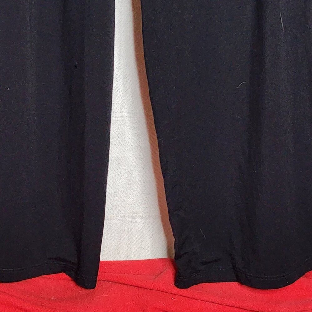Comfy U.S.A. Black Modal Span Elastic Waist Casual Wide Leg Lounge Pants Size L - Picture 4 of 16